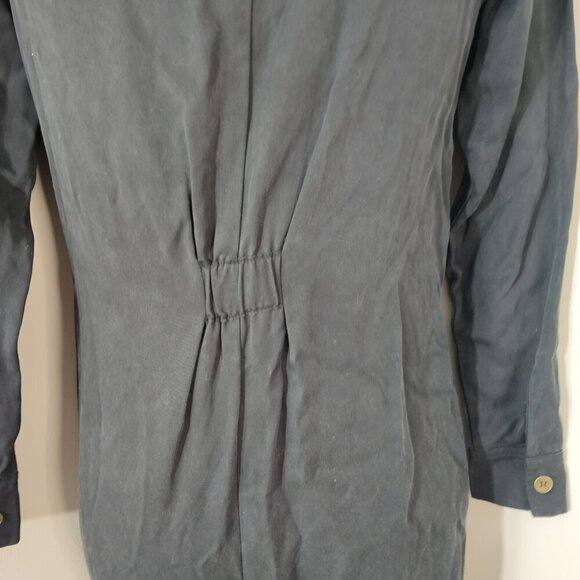 SMASH + TESS Barely Black Coveralls Tencel Romper Jumpsuit XS - Picture 8 of 14